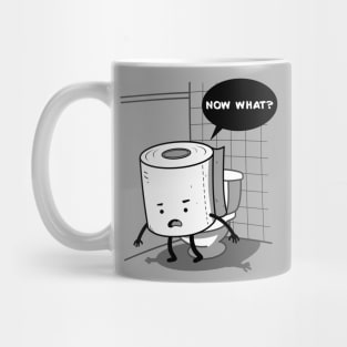 Funny Cute Kawaii Toilet Paper Humor Comedy Mug